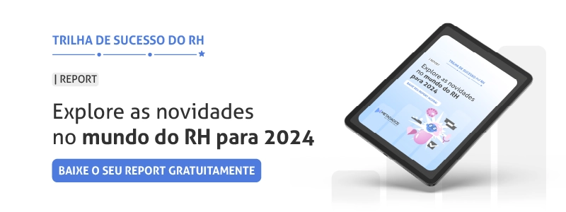 Banner do Report sobre o que está em alta no RH