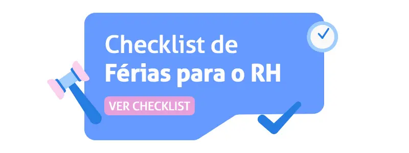 Banner do Checklist de férias para o RH